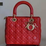 LADY DIOR BAG | RED