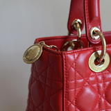 LADY DIOR BAG | RED