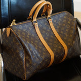 LOUIS VUITTON KEEPALL 45 BAG | MONOGRAM