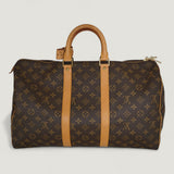 LOUIS VUITTON KEEPALL 45 BAG | MONOGRAM