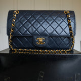 CHANEL CLASSIC MEDIUM BAG | NAVY BLUE