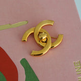 CHANEL BROOCH CC TURNLOCK