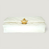 CHANEL HEART CC LOCK WALLET ON CHAIN