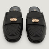 CHANEL BOY MULES