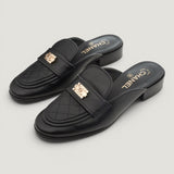 CHANEL BOY MULES