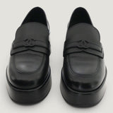 CHANEL PLATFORM LOAFERS