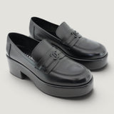 CHANEL PLATFORM LOAFERS