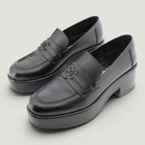 CHANEL PLATFORM LOAFERS