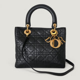 LADY DIOR BAG | BLACK