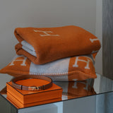 HERMES AVALON PILLOW & BLANKET