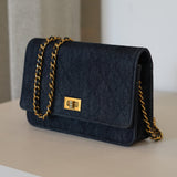 CHANEL WALLET ON CHAIN | DENIM