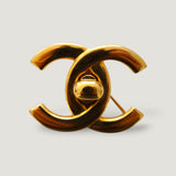 CHANEL BROOCH CC TURNLOCK