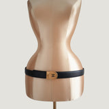 CHANEL REVERSABLE BELT | BLACK & BROWN