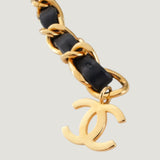 CHANEL CHAIN BELT | MICRO BAG | NAVY BLUE