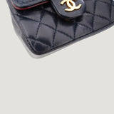 CHANEL CHAIN BELT | MICRO BAG | NAVY BLUE