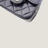 CHANEL CHAIN BELT | MICRO BAG | NAVY BLUE