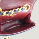 CHANEL CHAIN BELT | MICRO BAG | NAVY BLUE