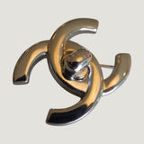 CHANEL BROOCH CC TURNLOCK