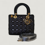LADY DIOR BAG | BLACK
