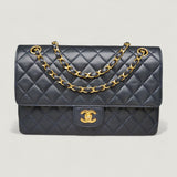 CHANEL CLASSIC MEDIUM BAG | NAVY BLUE