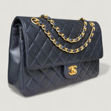 CHANEL CLASSIC MEDIUM BAG | NAVY BLUE