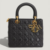 LADY DIOR BAG | DARK BROWN