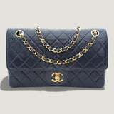 CHANEL CLASSIC MEDIUM BAG | NAVY BLUE