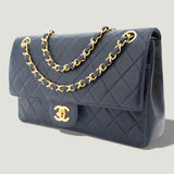 CHANEL CLASSIC MEDIUM BAG | NAVY BLUE