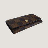 LOUIS VUITTON KEY HOLDER | DAMIER EBENE