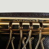 LOUIS VUITTON KEY HOLDER | DAMIER EBENE