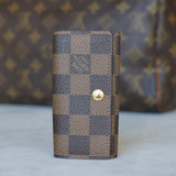 LOUIS VUITTON KEY HOLDER | DAMIER EBENE