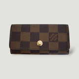 LOUIS VUITTON KEY HOLDER | DAMIER EBENE