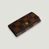LOUIS VUITTON KEY HOLDER | DAMIER EBENE