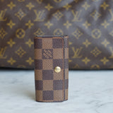 LOUIS VUITTON KEY HOLDER | DAMIER EBENE
