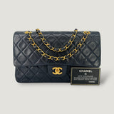 CHANEL CLASSIC MEDIUM BAG | NAVY BLUE