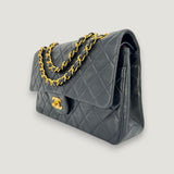CHANEL CLASSIC MEDIUM BAG | NAVY BLUE