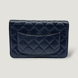 CHANEL WALLET ON CHAIN BAG | NAVY BLUE