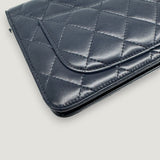 CHANEL WALLET ON CHAIN BAG | NAVY BLUE
