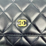 CHANEL WALLET ON CHAIN BAG | NAVY BLUE