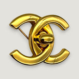CHANEL BROOCH CC TURNLOCK