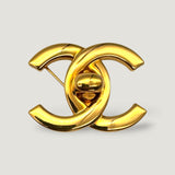 CHANEL BROOCH CC TURNLOCK