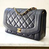CHANEL DIANA MEDIUM BAG | NAVY BLUE